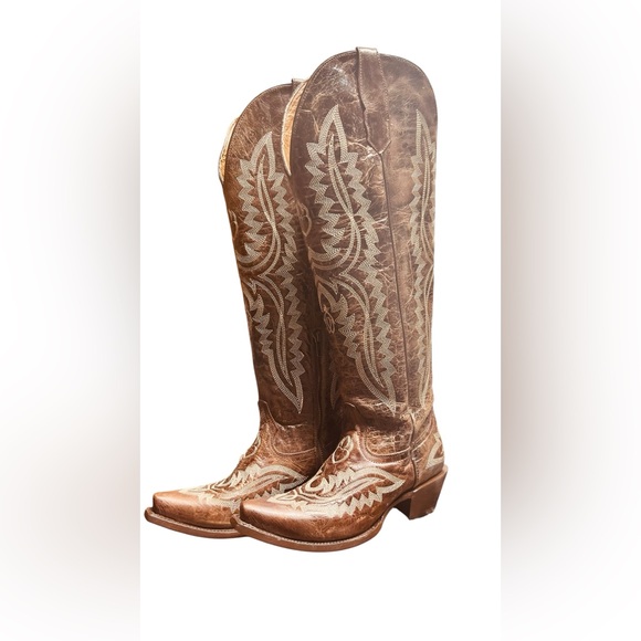 Rock’Em Women’s Western Cowboy Boots - Picture 1 of 9